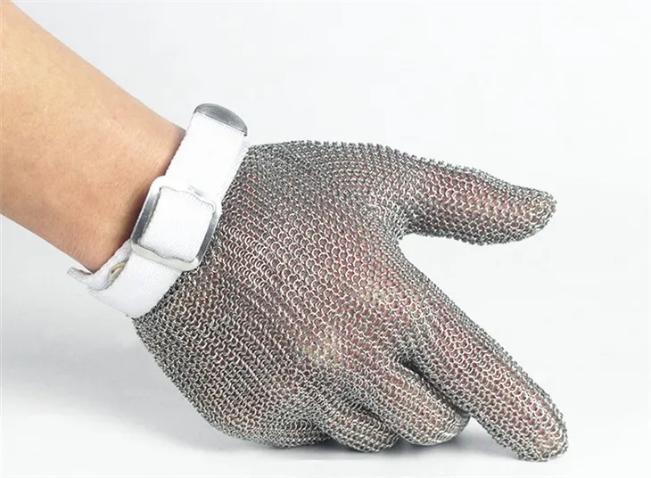 Stainless steel cut resistant gloves