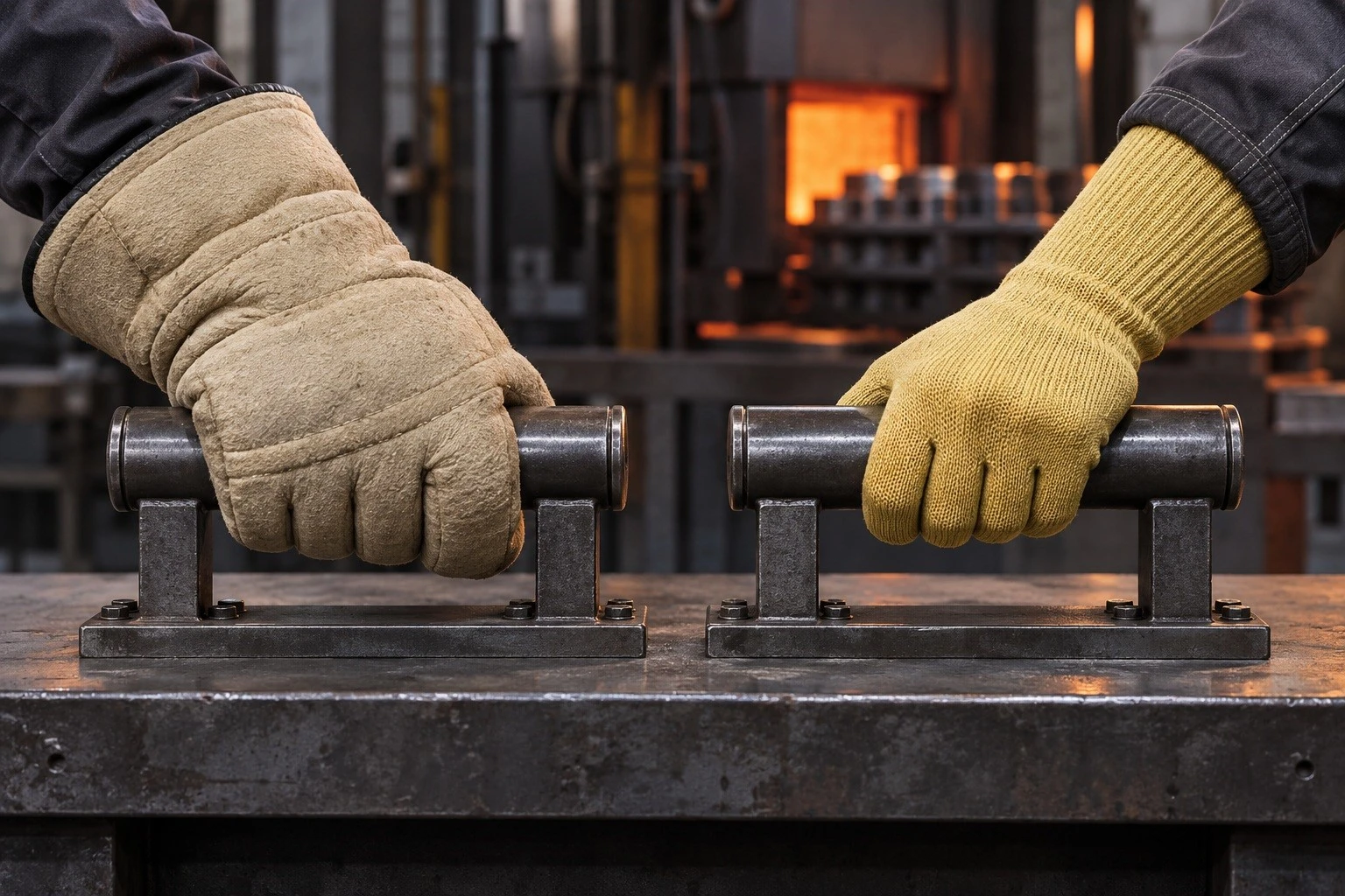 Comparison of bulky and high-dexterity thermal glove constructions Comparison of bulky and high-dexterity thermal glove constructions