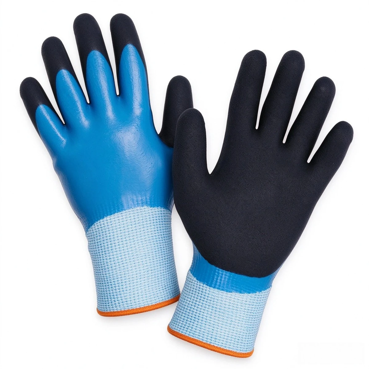 Multi-hazard industrial safety gloves for cold wet working conditions reinforced palm for heavy handling Multi-hazard industrial safety gloves for cold wet working conditions reinforced palm for heavy handling