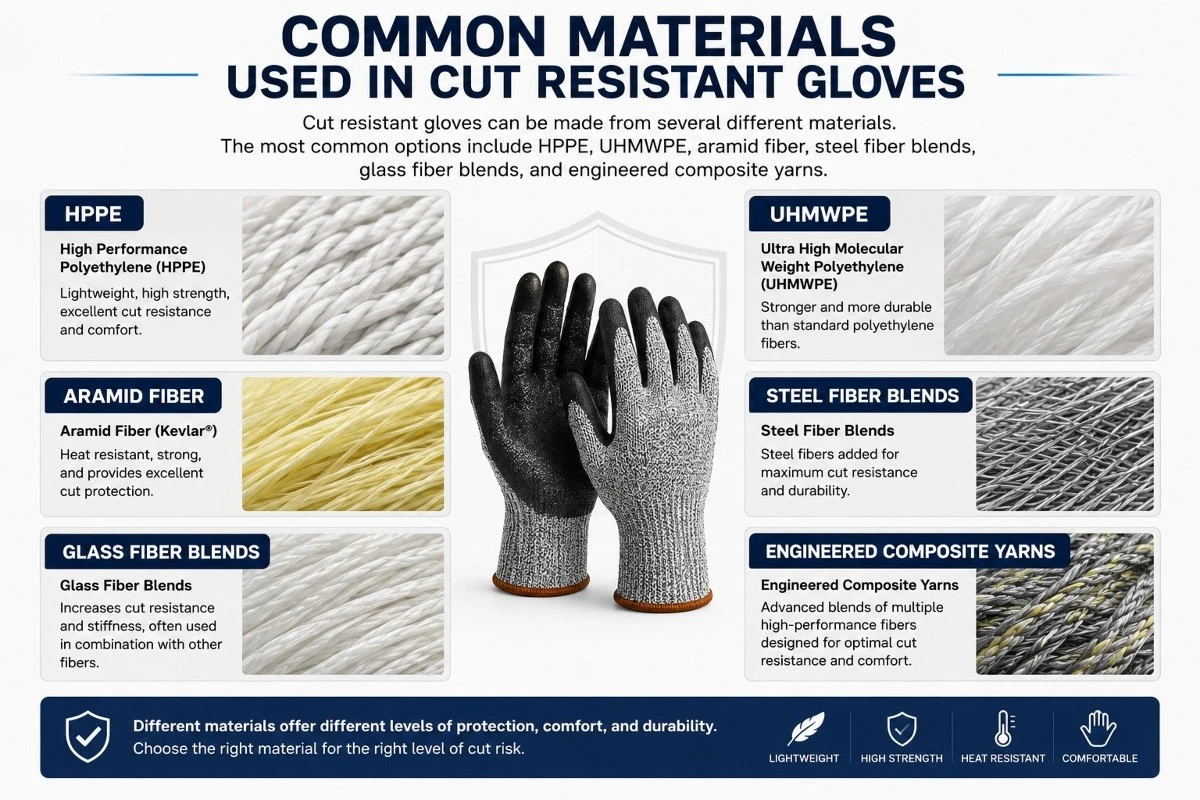 materials used in cut resistant gloves materials used in cut resistant gloves