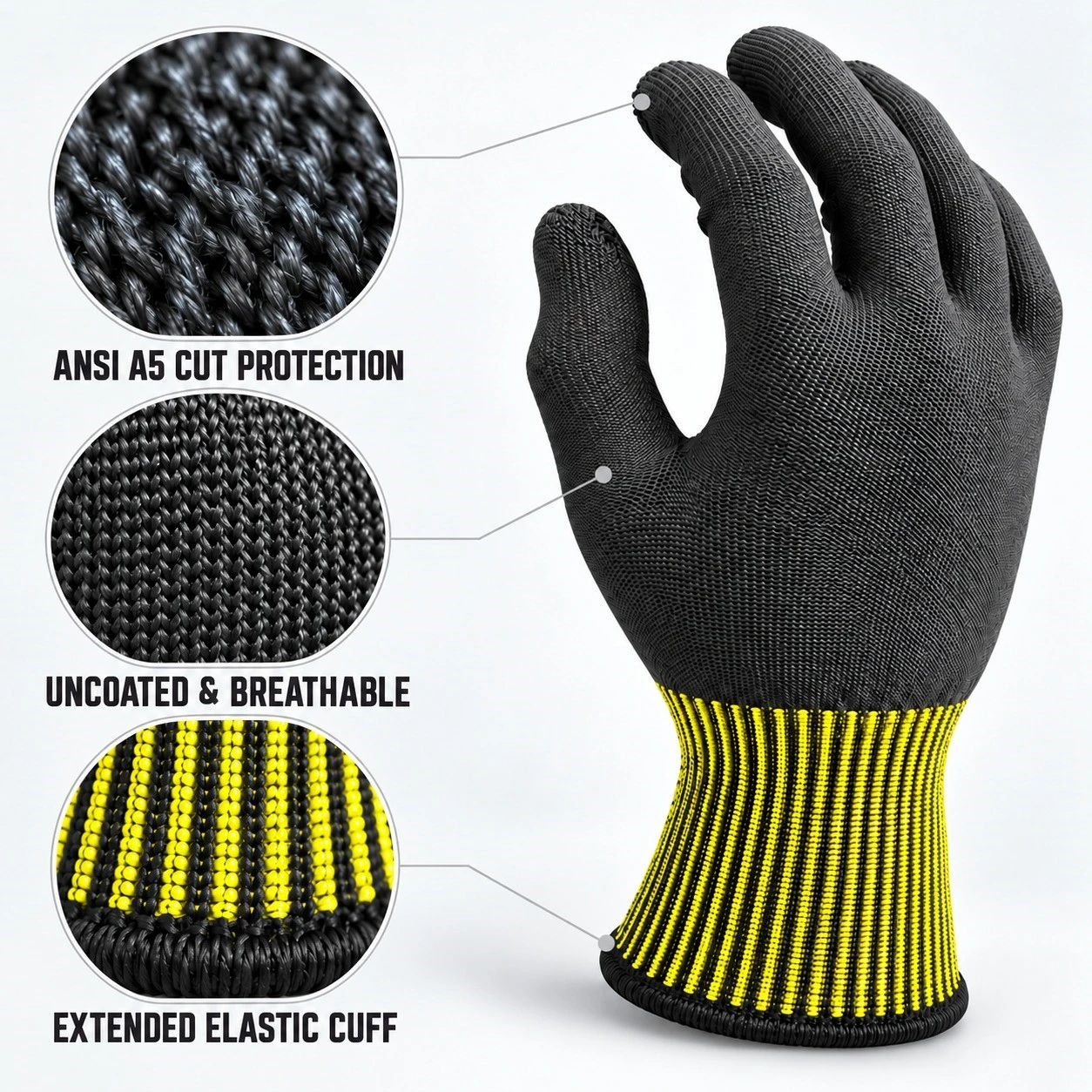 liner glove A5 cut resistant glove liner glove A5 cut resistant glove